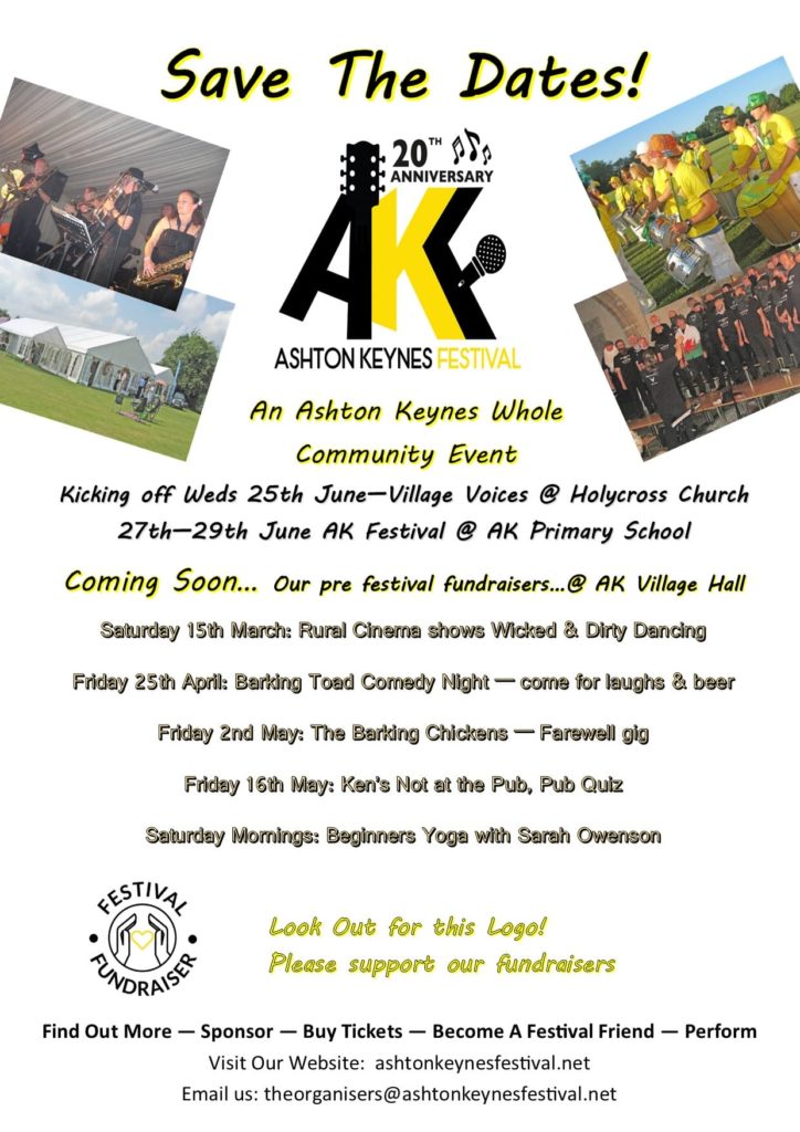 Ashton Keynes Festival Save the date
