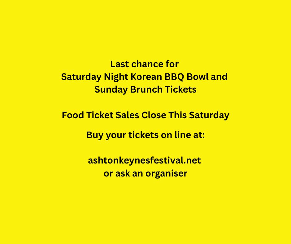 Ashton Keynes Festival Ticket Sales 1