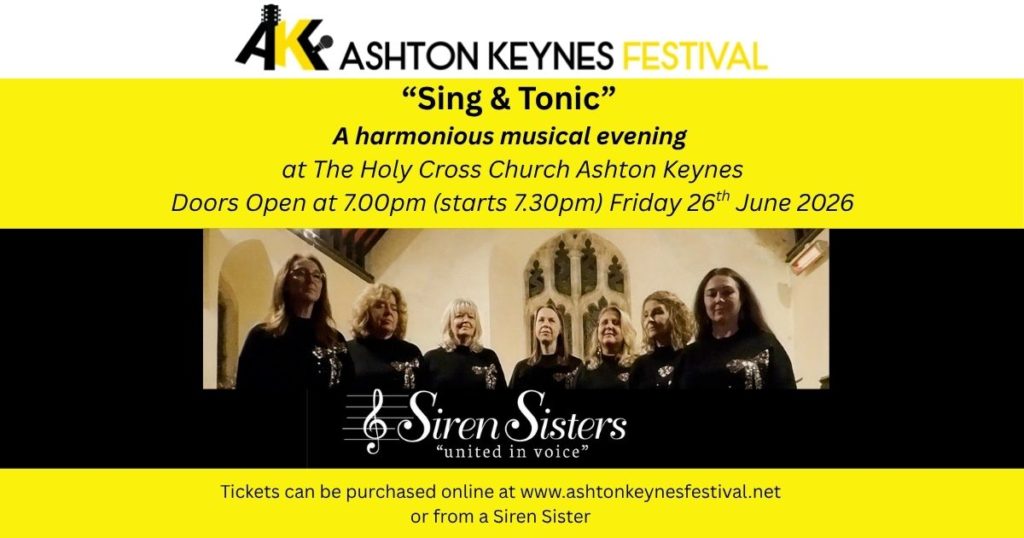 Sing and Tonic with the Siren Sisters poole keynes image v2